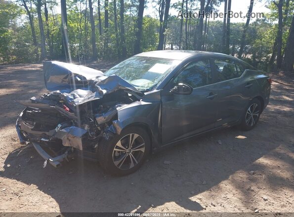 3N1AB8CV9MY224466 2021 NISSAN SENTRA Серый Передняя левая четверть