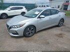 2021 Nissan Sentra Sv Xtronic Cvt Серебряный vin: 3N1AB8CVXMY323412