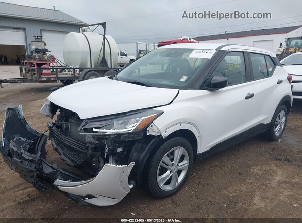 3N1CP5BV1ML471567 2021 NISSAN KICKS Белый Вид спереди