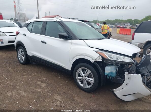 3N1CP5BV1ML471567 2021 NISSAN KICKS Белый Передняя правая четверть