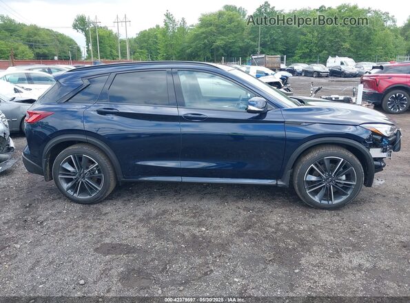 3PCAJ5FB1SF107702 2025 INFINITI QX50 Синий Вид задней части салона