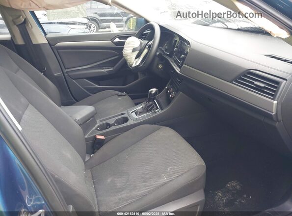 3VWC57BU3KM166906 2019 VOLKSWAGEN JETTA Blue წინა სალონის ხედი
