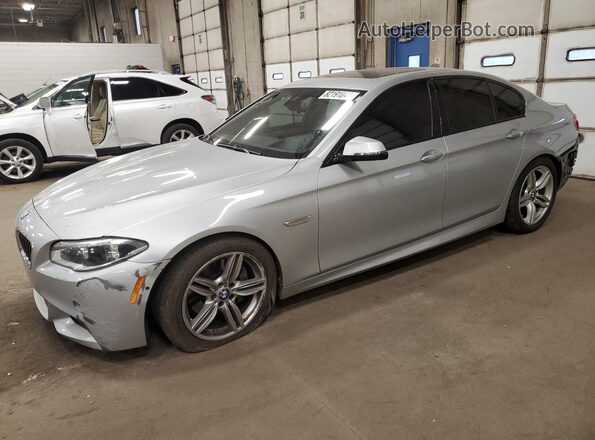 WBA5B3C53GG254566 2016 BMW 5 SERIES Silver Vista tres cuartos delantera izquierda