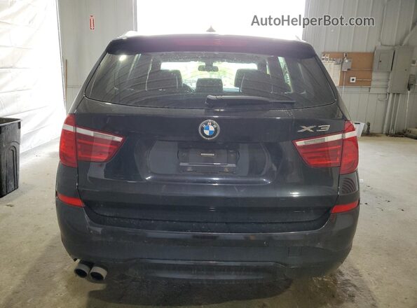 5UXWX9C52H0T14244 2017 BMW X3 Black Հետևի տեսք