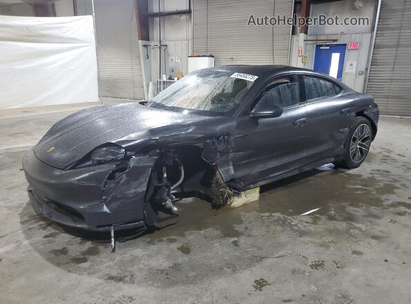 WP0AA2Y16MSA13729 2021 PORSCHE TAYCAN Gray Przód lewy