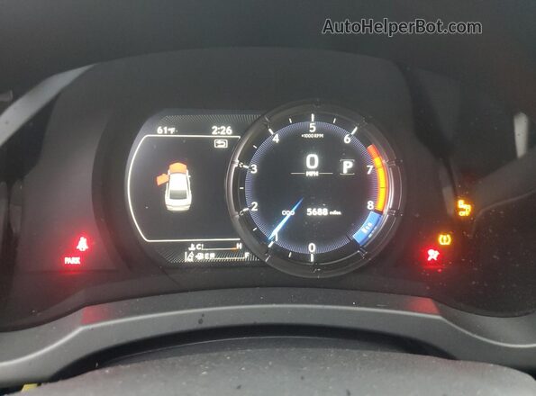 JTHGZ1E2XP5031319 2023 LEXUS IS Серебряный Вид щитка приборов