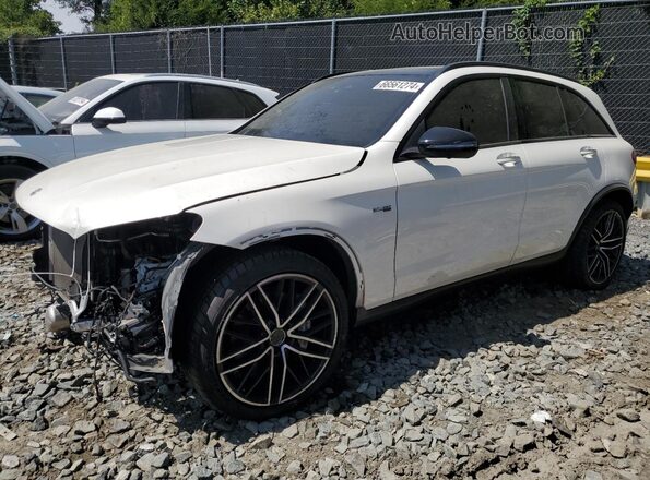 W1N0G6EB5MF939567 2021 MERCEDES-BENZ GLC-CLASS Белый Передняя левая четверть