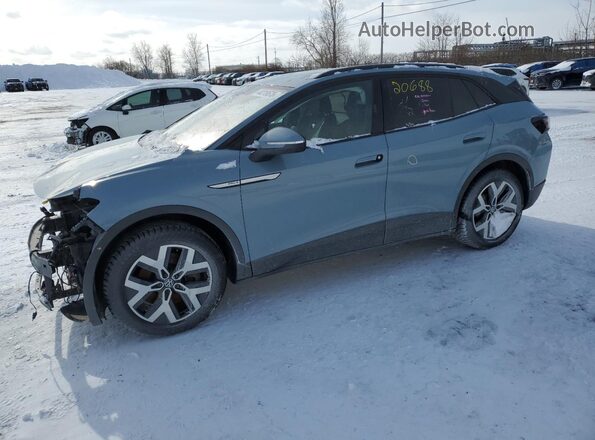 1V22MPE80PC011480 2023 VOLKSWAGEN ID.4 Серый Передняя левая четверть