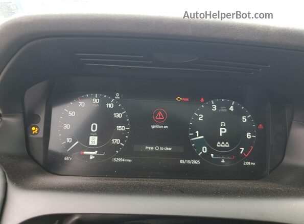 SALCP2FX9NH911308 2022 LAND ROVER DISCOVERY Black Vista del cuadro de instrumentos