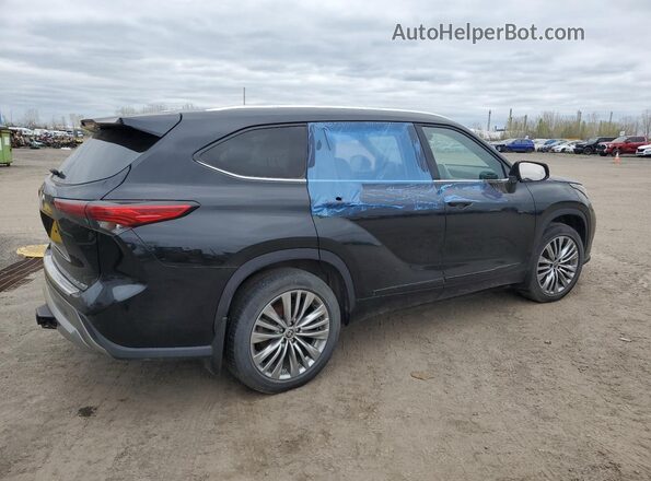 5TDFZRBH2MS159788 2021 TOYOTA HIGHLANDER Черный Задняя правая четверть