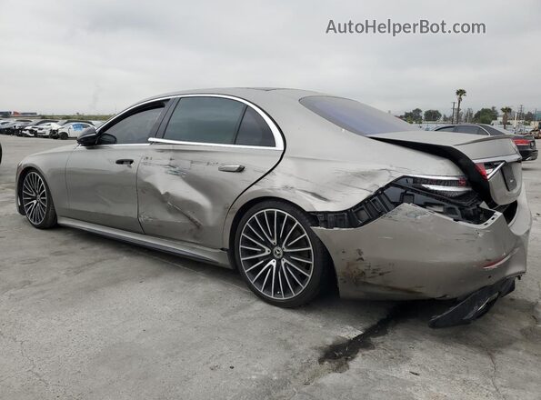 W1K6G6DB0NA094067 2022 MERCEDES-BENZ S Желто-коричневый Задняя левая четверть