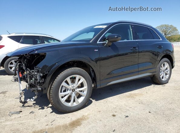 WA1DECF37S1029217 2025 AUDI Q3 Black Передня ліва чверть