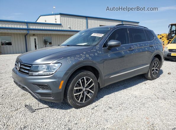 3VV3B7AX5MM056841 2021 VOLKSWAGEN TIGUAN Серый Передняя левая четверть