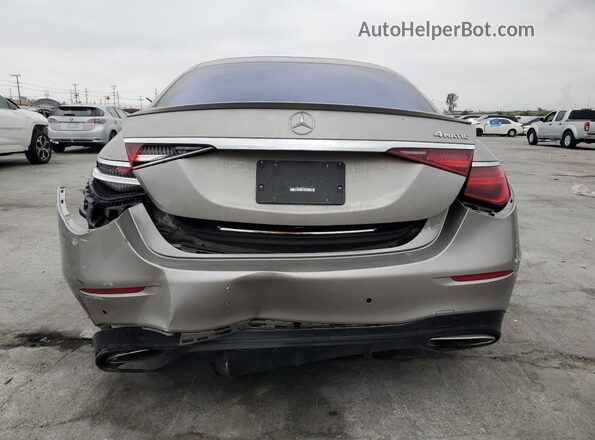 W1K6G6DB0NA094067 2022 MERCEDES-BENZ S Желто-коричневый Вид сзади