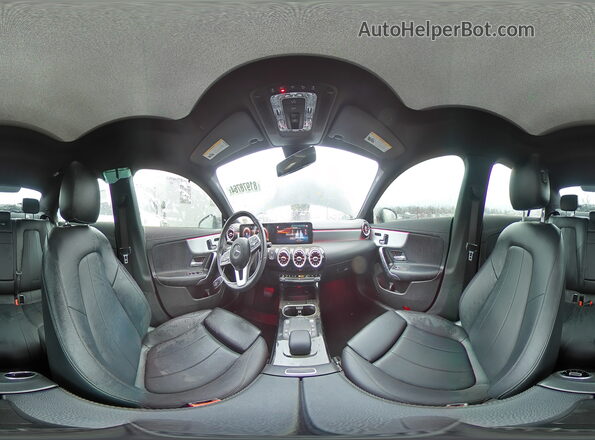 W1K5J4HB0MN191188 2021 MERCEDES-BENZ CLA-CLASS Черный Панорамный вид салона 360°