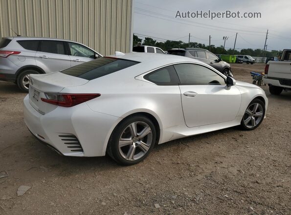 JTHHA5BC1G5002467 2016 LEXUS RC Белый Задняя правая четверть