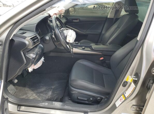 JTHBA1D23K5088425 2019 LEXUS IS Gray Widok wnętrza z przodu