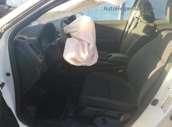 3CZRU5H36MM101015 2021 HONDA HR-V White Widok wnętrza z przodu