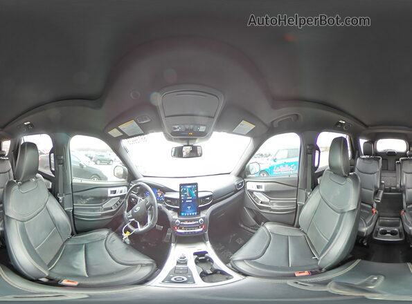 1FM5K8GC4LGB52501 2020 FORD FORD EXPLORER Зеленый Панорамный вид салона 360°