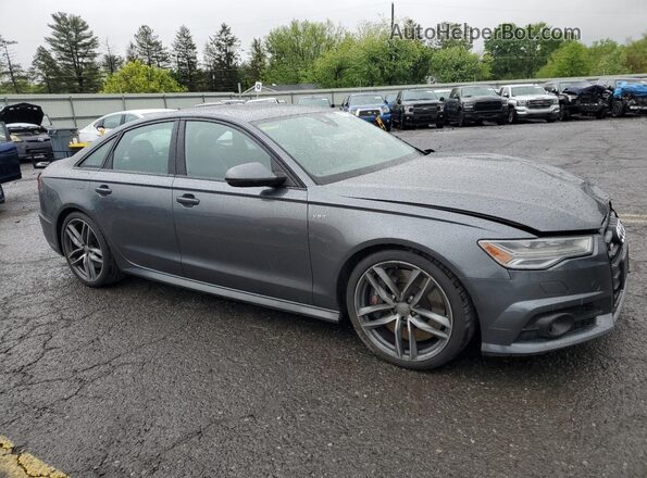 WAUHFAFC4HN078477 2017 AUDI S6 Серый Передняя правая четверть