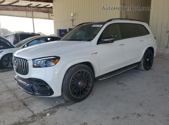 4JGFF8KE8RB246095 2024 MERCEDES-BENZ GLS White Առջևի ձախ երեք քառորդ տեսարան