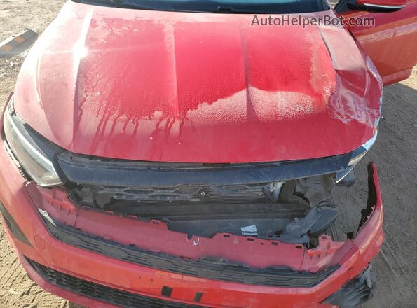 3VW6T7BU9MM083051 2021 VOLKSWAGEN JETTA Красный Вид задней части салона