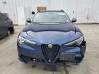 2020 Alfa Romeo Stelvio Ti Синий vin: ZASPAKBN0L7C82854