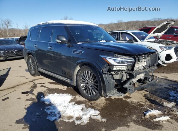 JN8AZ2AE3N9290600 2022 INFINITI QX80 Черный Передняя правая четверть