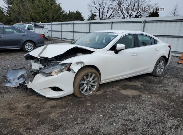 JM1GL1U5XH1136451 2017 MAZDA 6 Белый Передняя левая четверть
