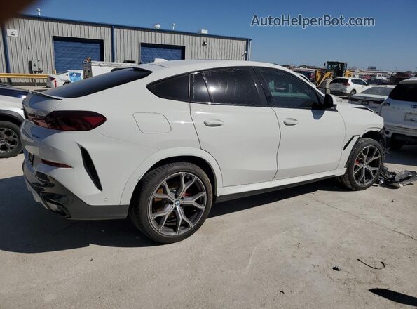5UX33EX02R9U96529 2024 BMW X6 Белый Задняя правая четверть