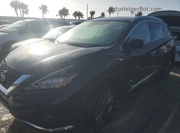 5N1AZ2DJ8RC106972 2024 NISSAN MURANO Black წინა მარცხენა ხედი სამი მეოთხედიდან