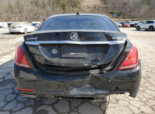 WDDUG8FB9GA254532 2016 MERCEDES-BENZ S Черный Вид сзади