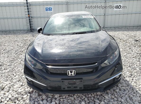 19XFC1F38KE020225 2019 HONDA CIVIC Черный Вид спереди
