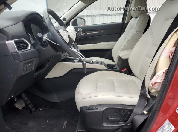 JM3KFADMXK1621910 2019 MAZDA CX-5 Красный Вид салона спереди