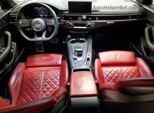 WAUB4AF46KA115225 2019 AUDI S4 Gray Widok deski rozdzielczej
