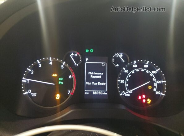 JTJAM7BX6L5265134 2020 LEXUS GX Синий Вид щитка приборов