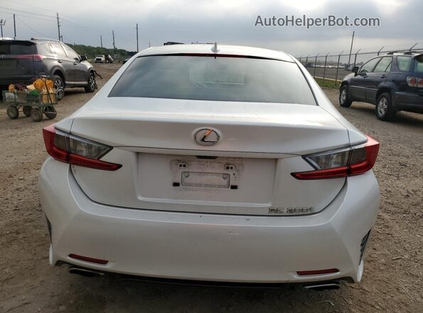 JTHHA5BC1G5002467 2016 LEXUS RC Белый Вид сзади