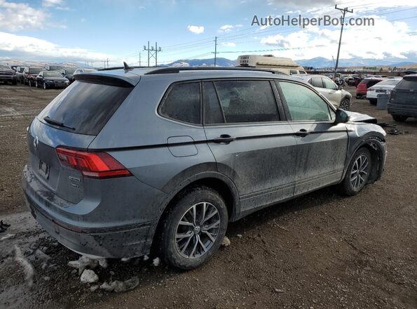 3VV0B7AX7MM021155 2021 VOLKSWAGEN TIGUAN Gray Հետևի աջ
