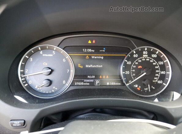 3PCAJ5BB4MF102583 2021 INFINITI QX50 Серый Вид щитка приборов