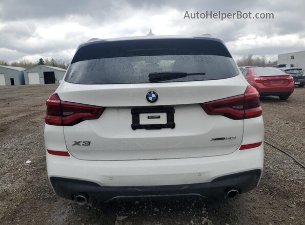5UXTY5C08L9B04591 2020 BMW X3 White უკანა ხედი