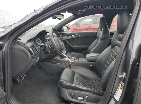 WAUHFAFC4HN078477 2017 AUDI S6 Серый Вид салона спереди