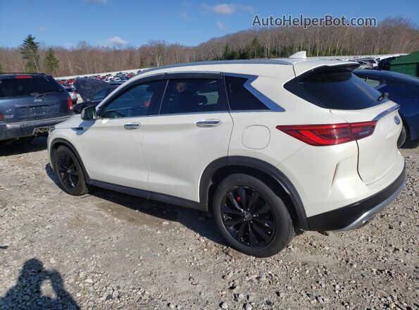 3PCAJ5M39KF144444 2019 INFINITI QX50 Белый Задняя левая четверть