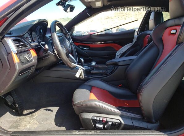 WBS4Y9C0XLFJ77823 2020 BMW M4 Red წინა სალონის ხედი