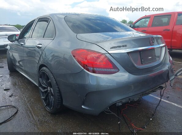 55SWF6EB9KU292191 2019 MERCEDES-BENZ AMG C 43 Gray Trasero izquierdo