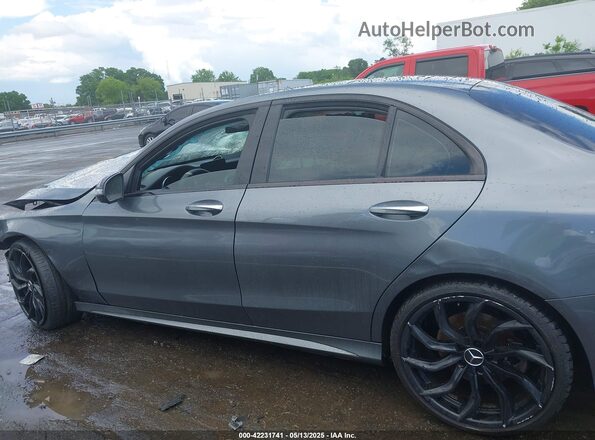 55SWF6EB9KU292191 2019 MERCEDES-BENZ AMG C 43 Gray Vista interior de 360 grados