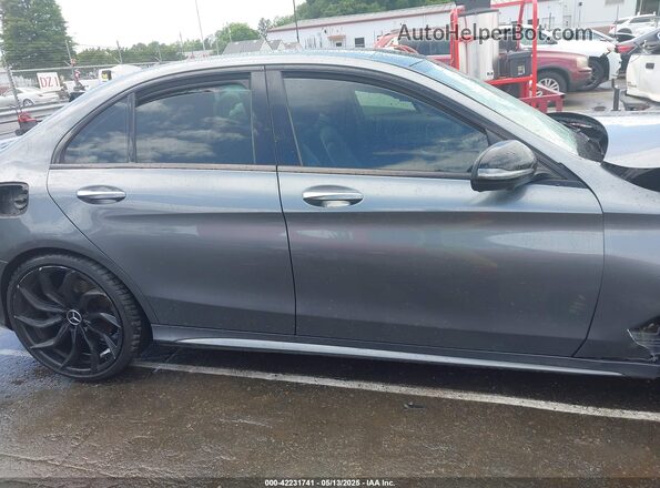 55SWF6EB9KU292191 2019 MERCEDES-BENZ AMG C 43 Gray Vista interior trasera