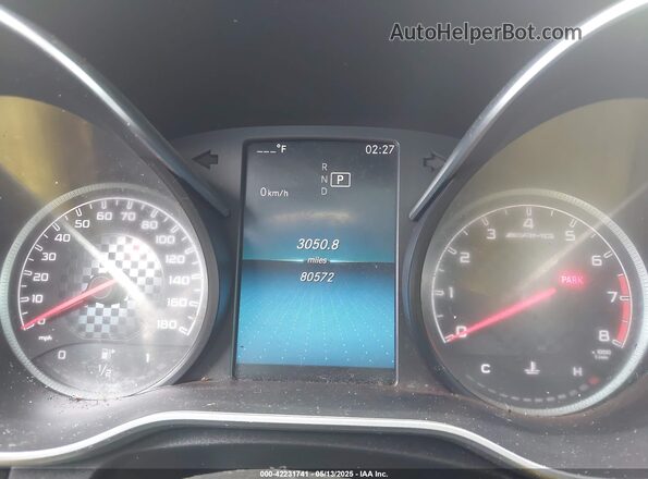 55SWF6EB9KU292191 2019 MERCEDES-BENZ AMG C 43 Gray Vista de los asientos traseros