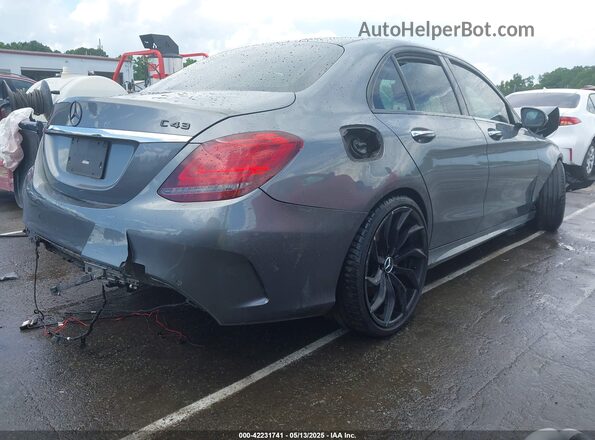 55SWF6EB9KU292191 2019 MERCEDES-BENZ AMG C 43 Gray Trasero derecho