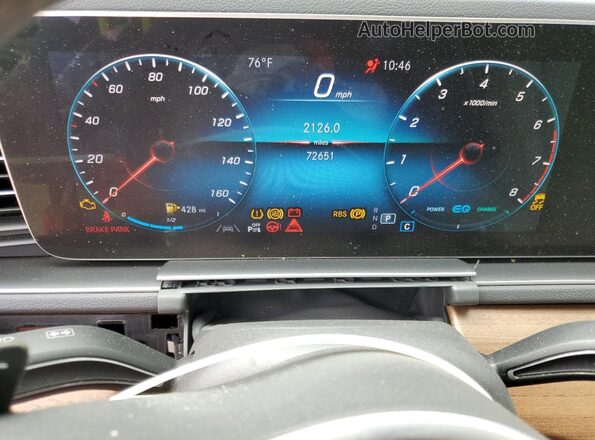 4JGFB5KB9LA078870 2020 MERCEDES-BENZ GLE Серый Вид щитка приборов