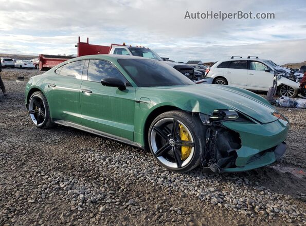 WP0AB2Y1XLSA52464 2020 PORSCHE TAYCAN Зеленый Передняя правая четверть